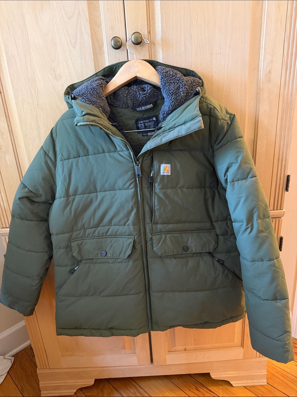 Carhartt Montana Women’s insulated winter coat with sherpa lined hood 🌲